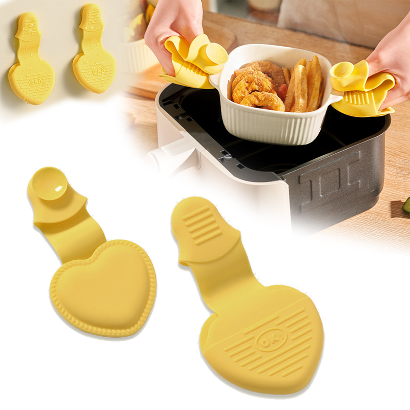 Oven Mitt Silicone - 2 Pares de Luvas de Silicone
