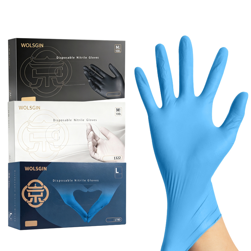 Rubber Glove Cleaning - Luvas descartáveis ​​de nitrilo, 20/50/100/200/400 peças,
