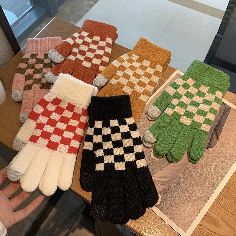 Magic Touch Glove - Inverno elástico tricô luvas de moda