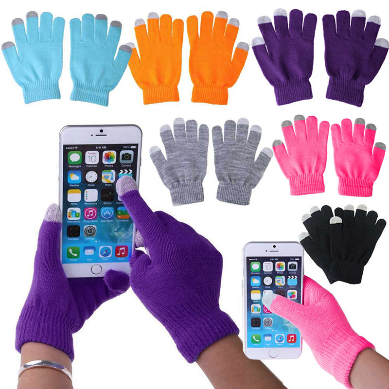 Touchscreen Glove Capacitive - Luvas de Malha Capacitivas Unissex para