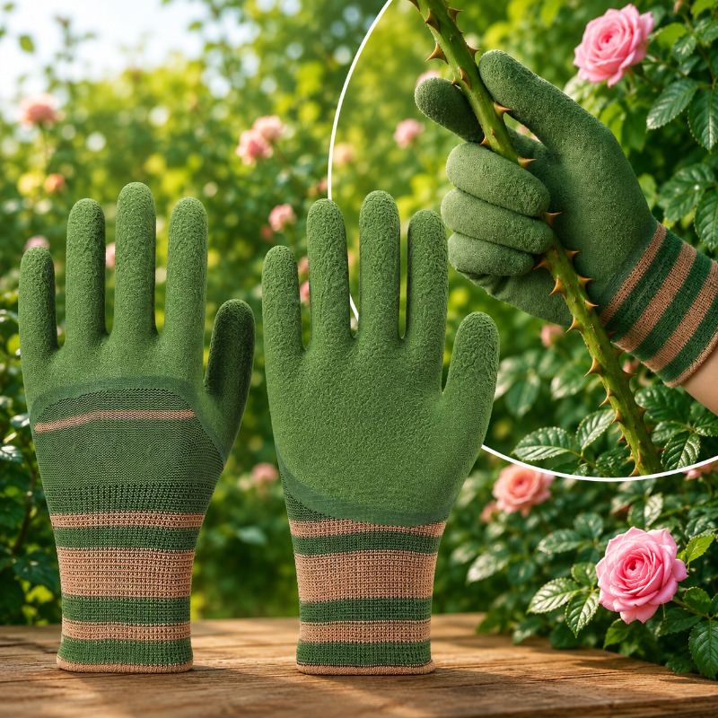 Gardening Glove Waterproof - Luvas de Jardinagem Multiuso Antiespinha, Impermeáveis,