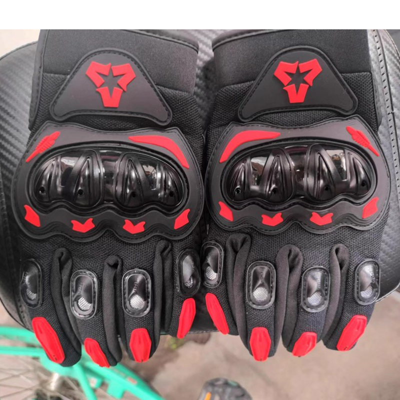 Motorcycle Glove Knuckle - Toque dedo cheio equipamentos de corrida