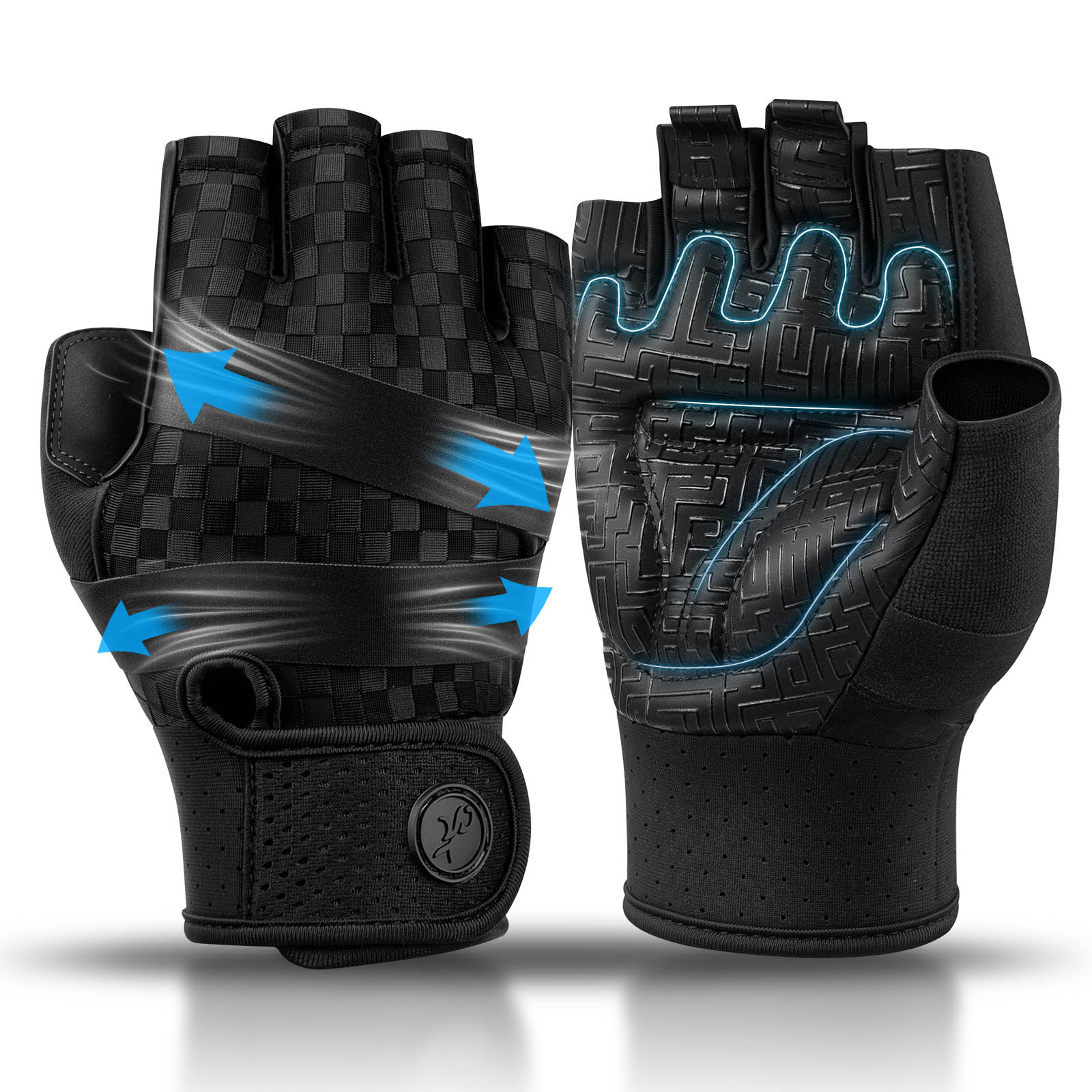 Workout Glove Gym - Luvas de Academia para Homens, Luvas