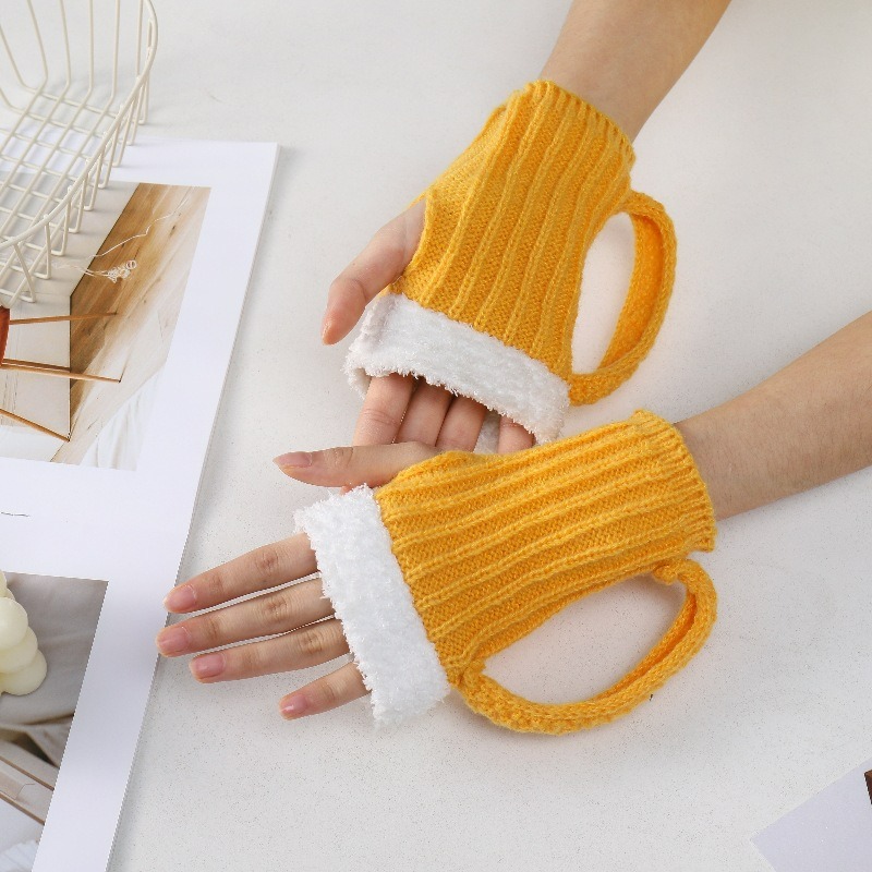 Winter Glove Insulated - 1 par de luvas coloridas isoladas