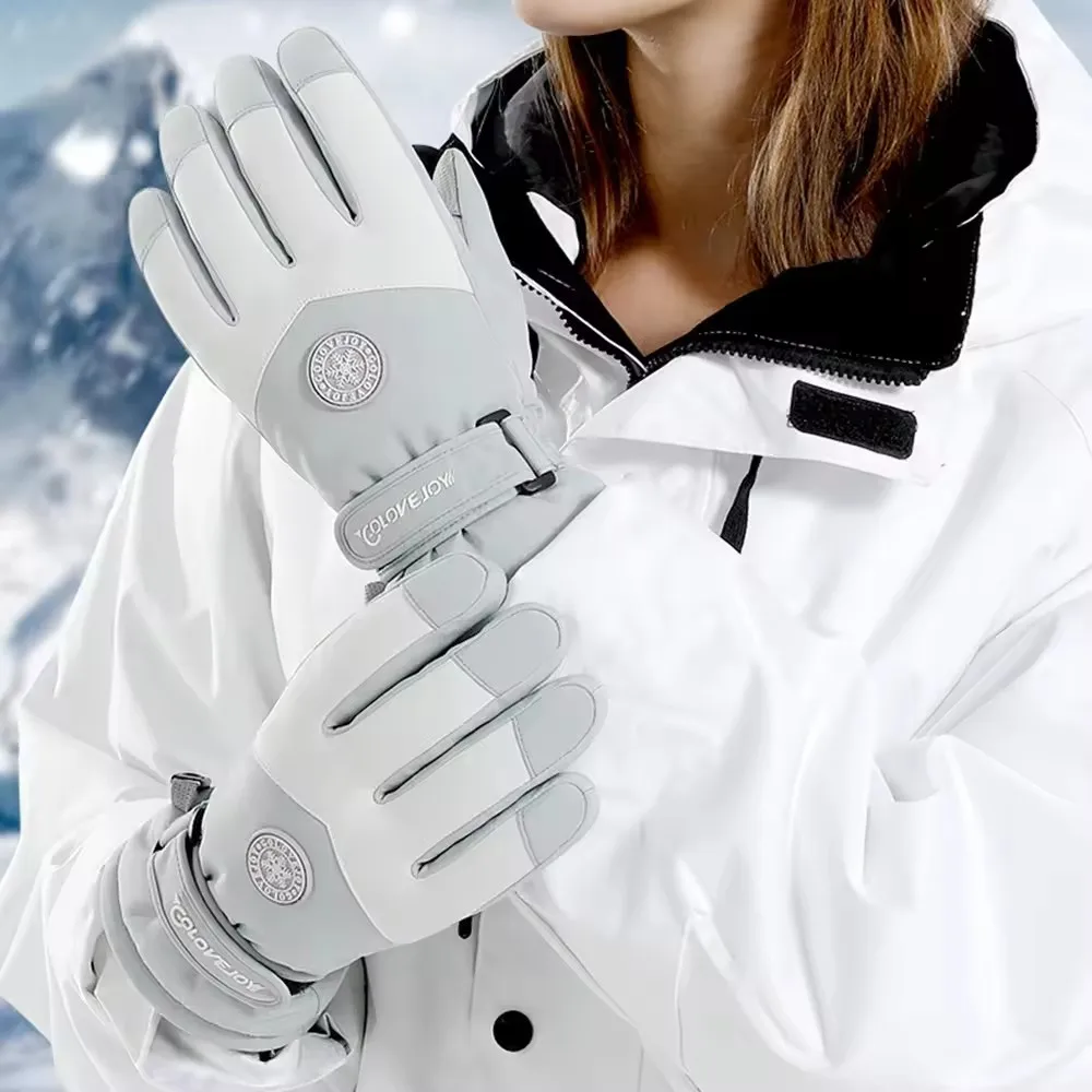 Ski Glove Waterproof - Luvas de esqui impermeáveis mulheres inverno