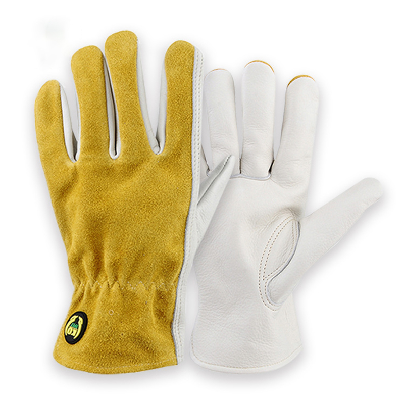 Leather Driving Glove - Caminhão respirável da prova do espinho