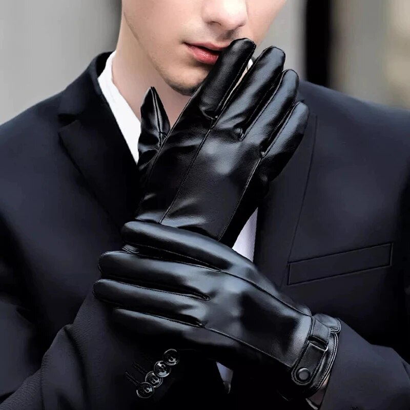 Leather Driving Glove - Luvas de ciclismo ao ar livre