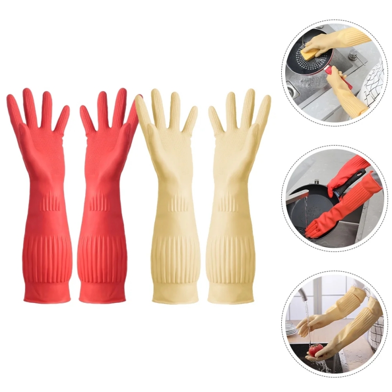 Dish Glove Rubber - Luvas de borracha para limpeza de