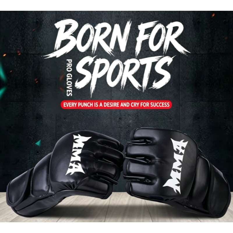 Motorcycle Glove Knuckle - Luvas Profissionais de Boxe para Treino
