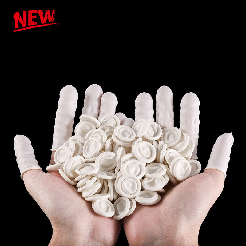 Latex Disposable Glove - Conjuntos de Protetores de Dedos de