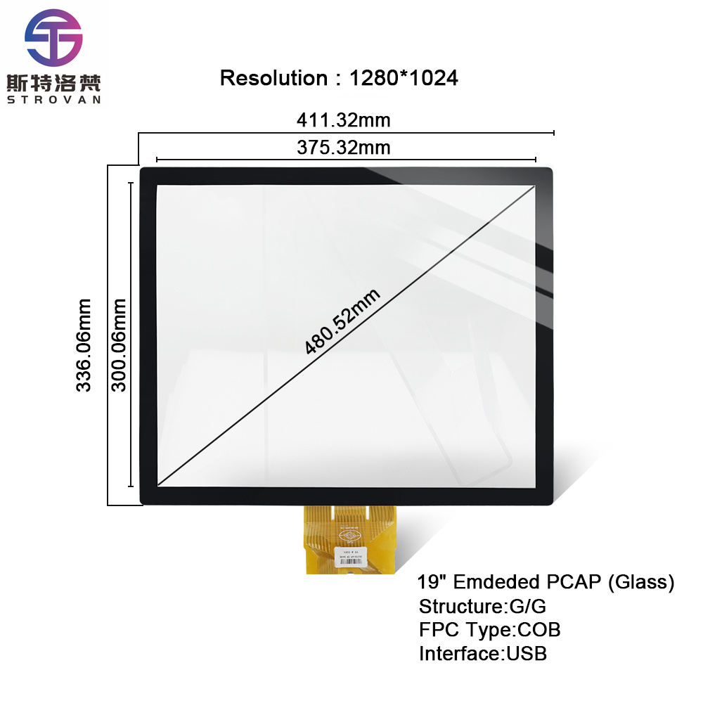 Tela PCAP de 19 Polegadas, Pai - Touchscreen Glove Capacitive avaliação e preço