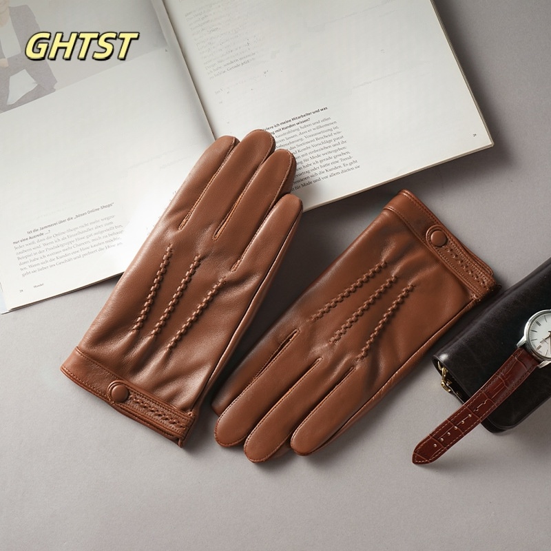 2025 novos homens inverno luva - Leather Driving Glove avaliação e preço
