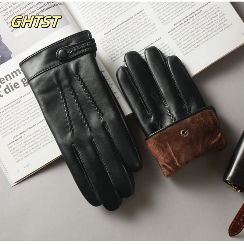 2025 novos homens inverno luva - Leather Driving Glove avaliação e preço