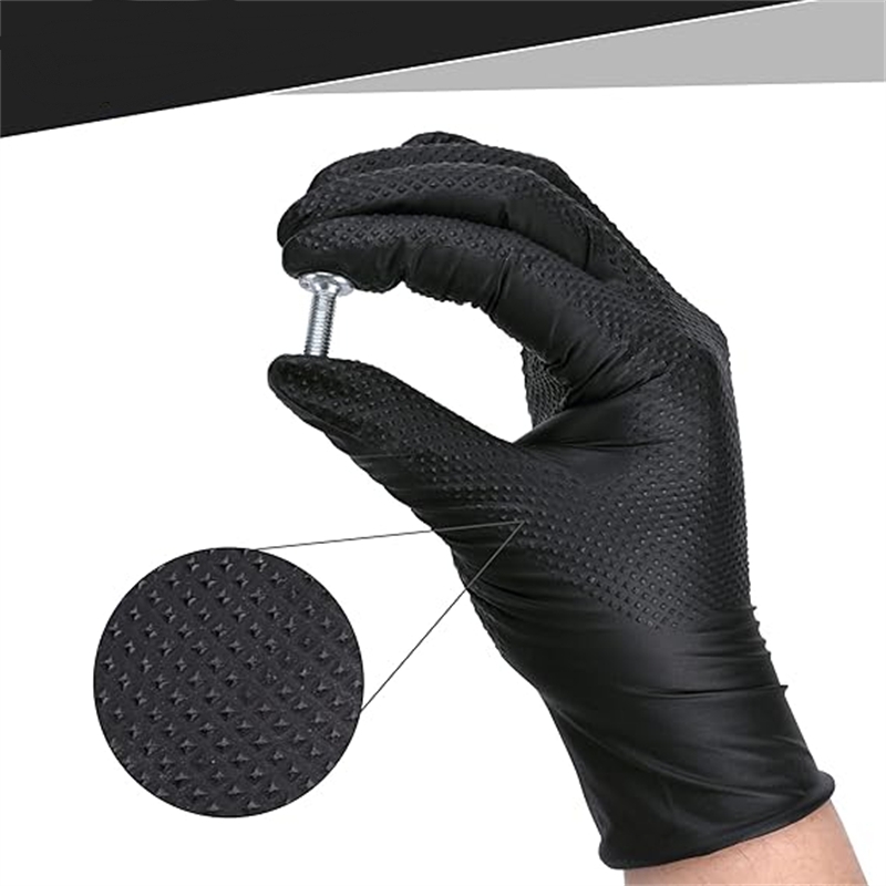Luvas de nitrilo pretas resist - Nitrile Mechanic Glove avaliação e preço