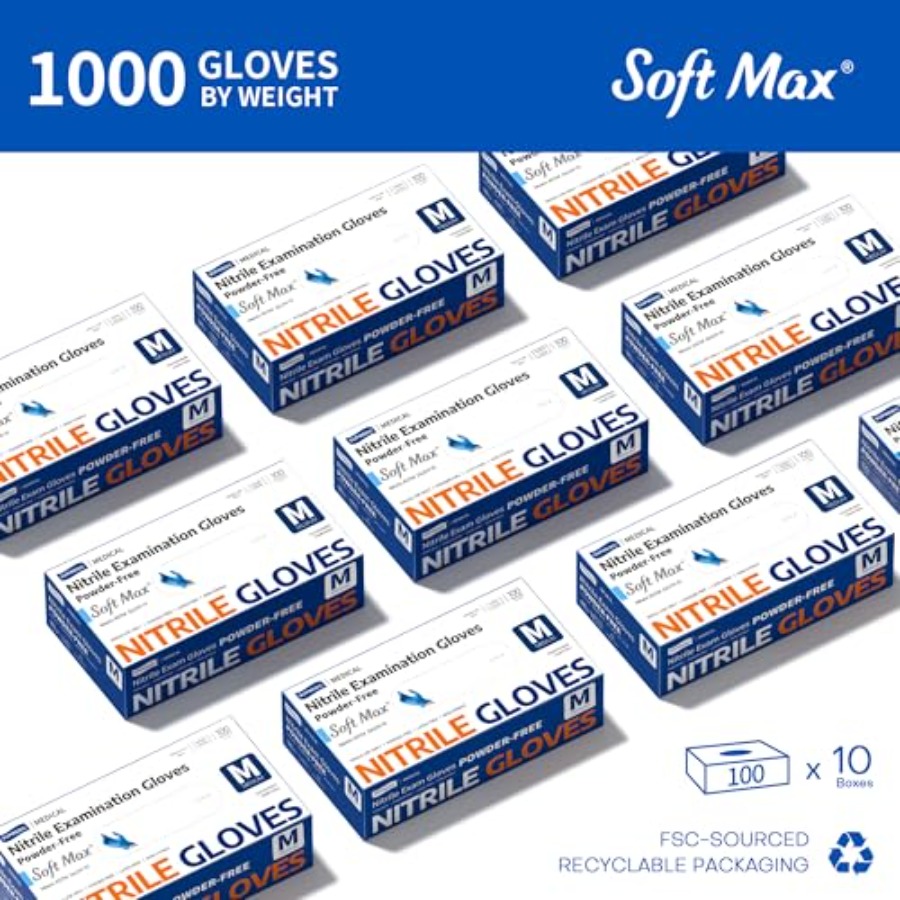 Medical Soft Max ™   Luvas de  - Exam Glove Nitrile avaliação e preço