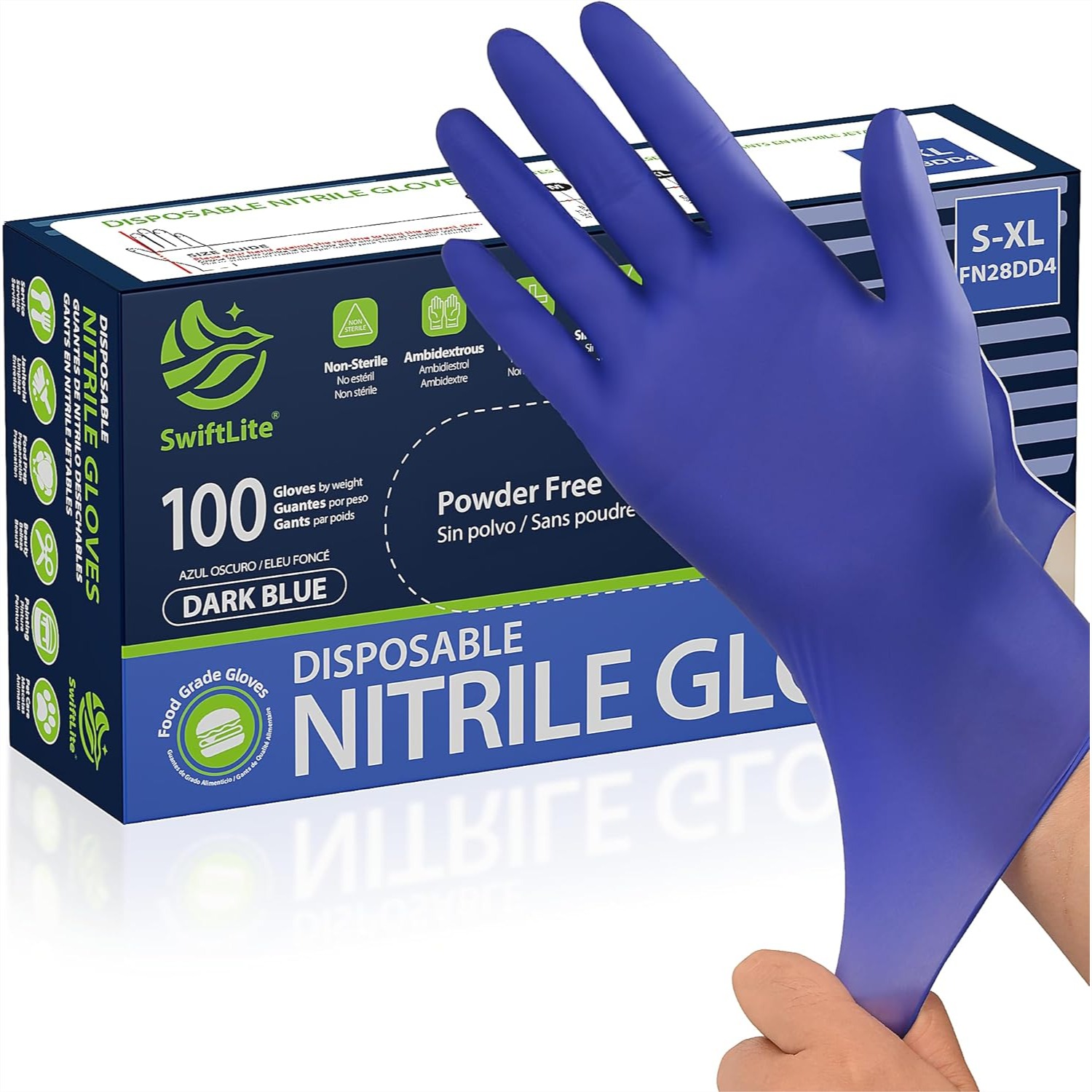 Luvas de Nitrila Descartáveis  - Rubber Glove Cleaning avaliação e preço