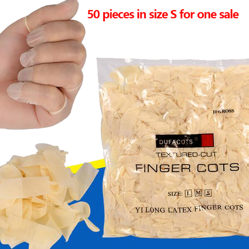 50 unidades/pacote Protetores  - Latex Disposable Glove avaliação e preço
