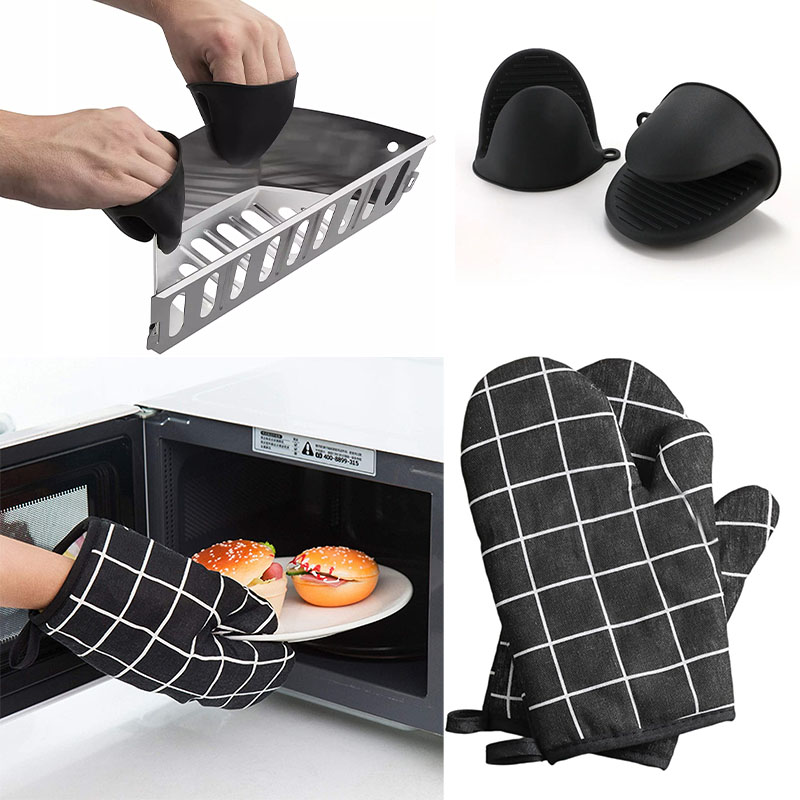 Luvas de forno de silicone res - Oven Mitt Silicone avaliação e preço