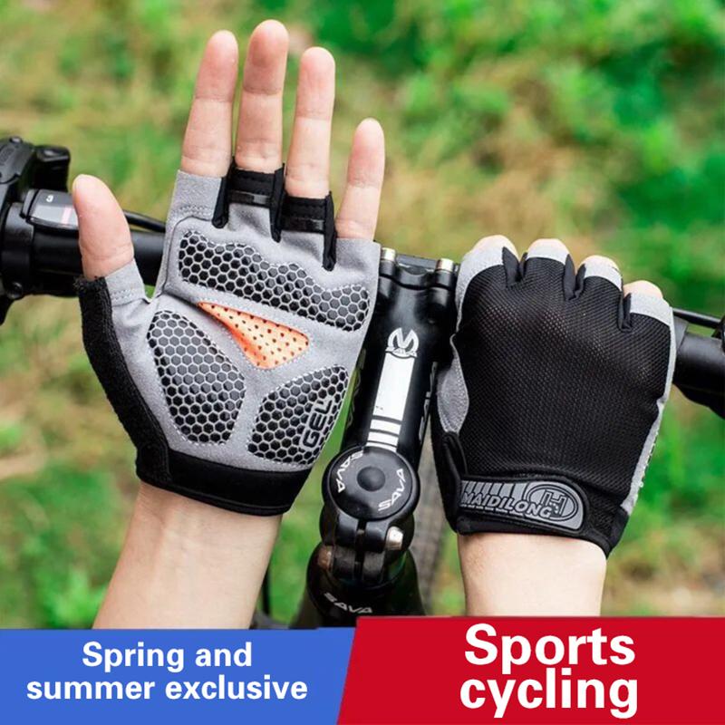 Luvas de Ciclismo Meio Dedo pa - Cycling Glove Padded avaliação e preço