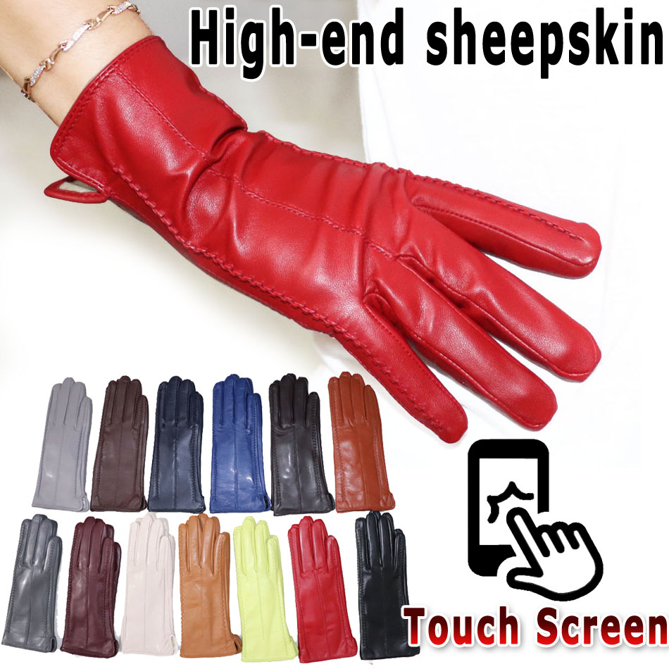Luvas de couro natural feminin - Leather Driving Glove avaliação e preço