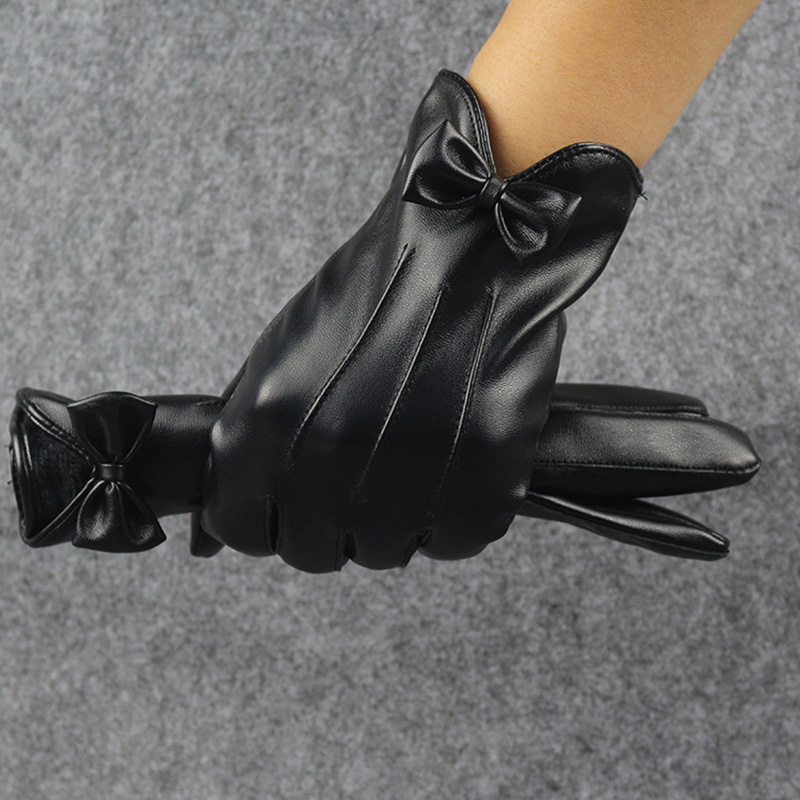 Luvas de couro com laço preto  - Leather Driving Glove avaliação e preço