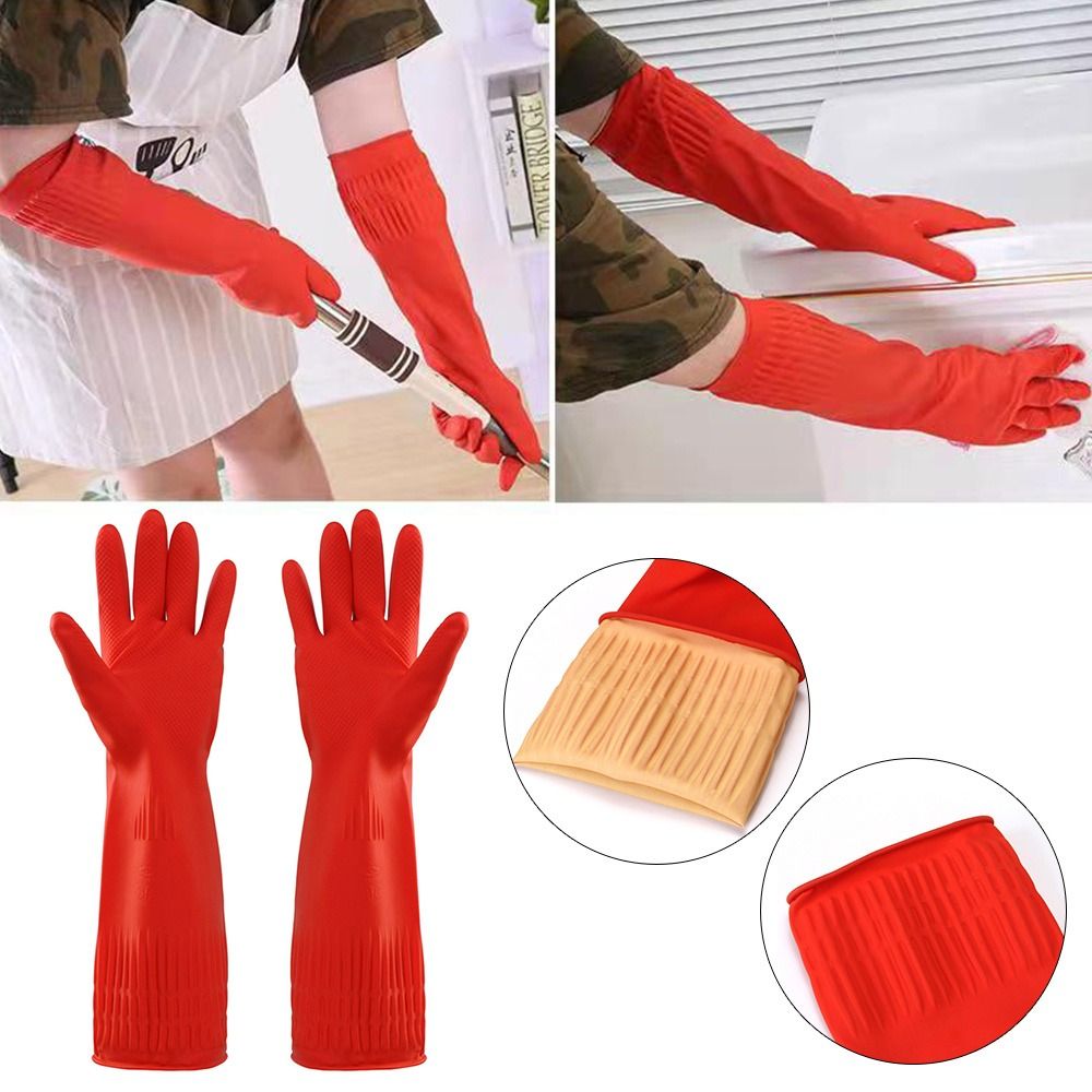 Luvas de borracha resistentes  - Dish Glove Rubber avaliação e preço
