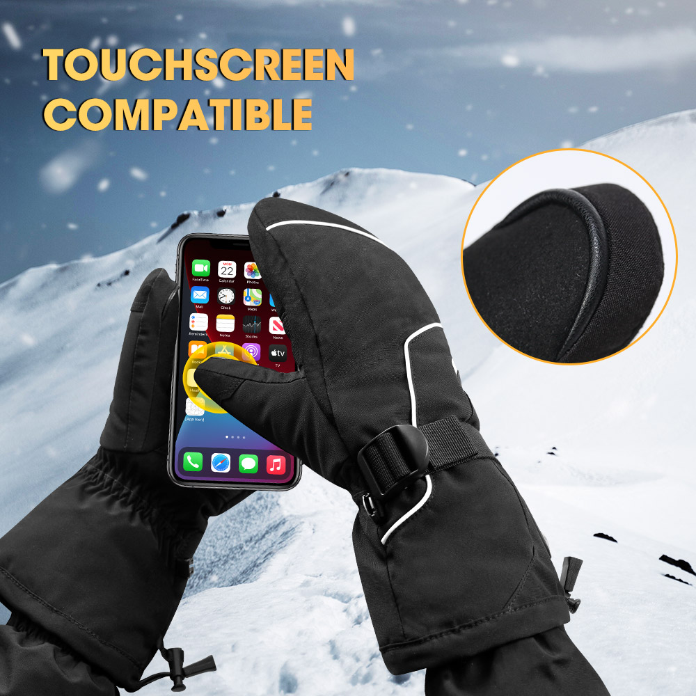Luvas térmicas elétricas do aq - Ski Glove Waterproof avaliação e preço