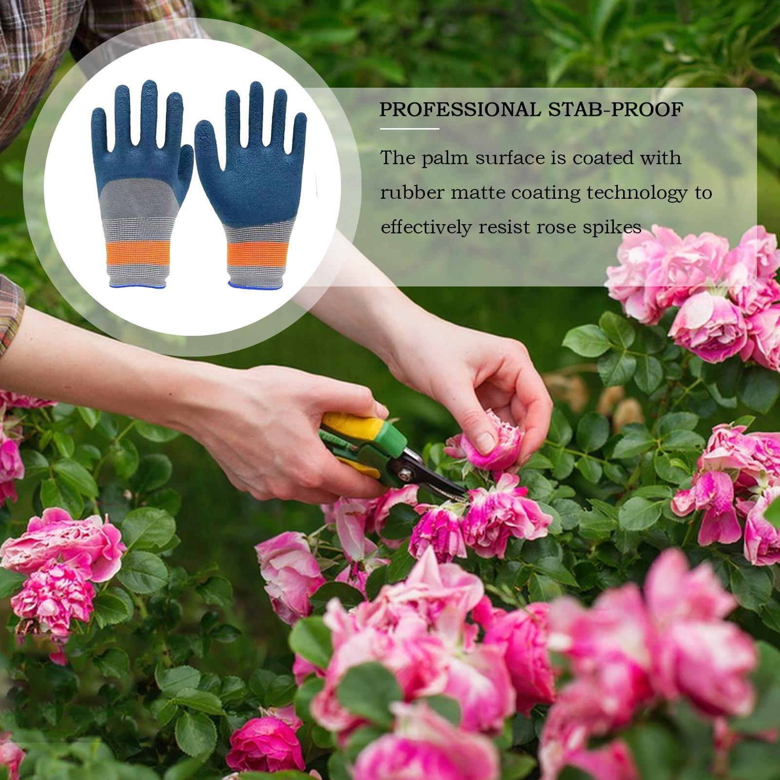 1 par de luvas de jardinagem,  - Gardening Glove Waterproof avaliação e preço