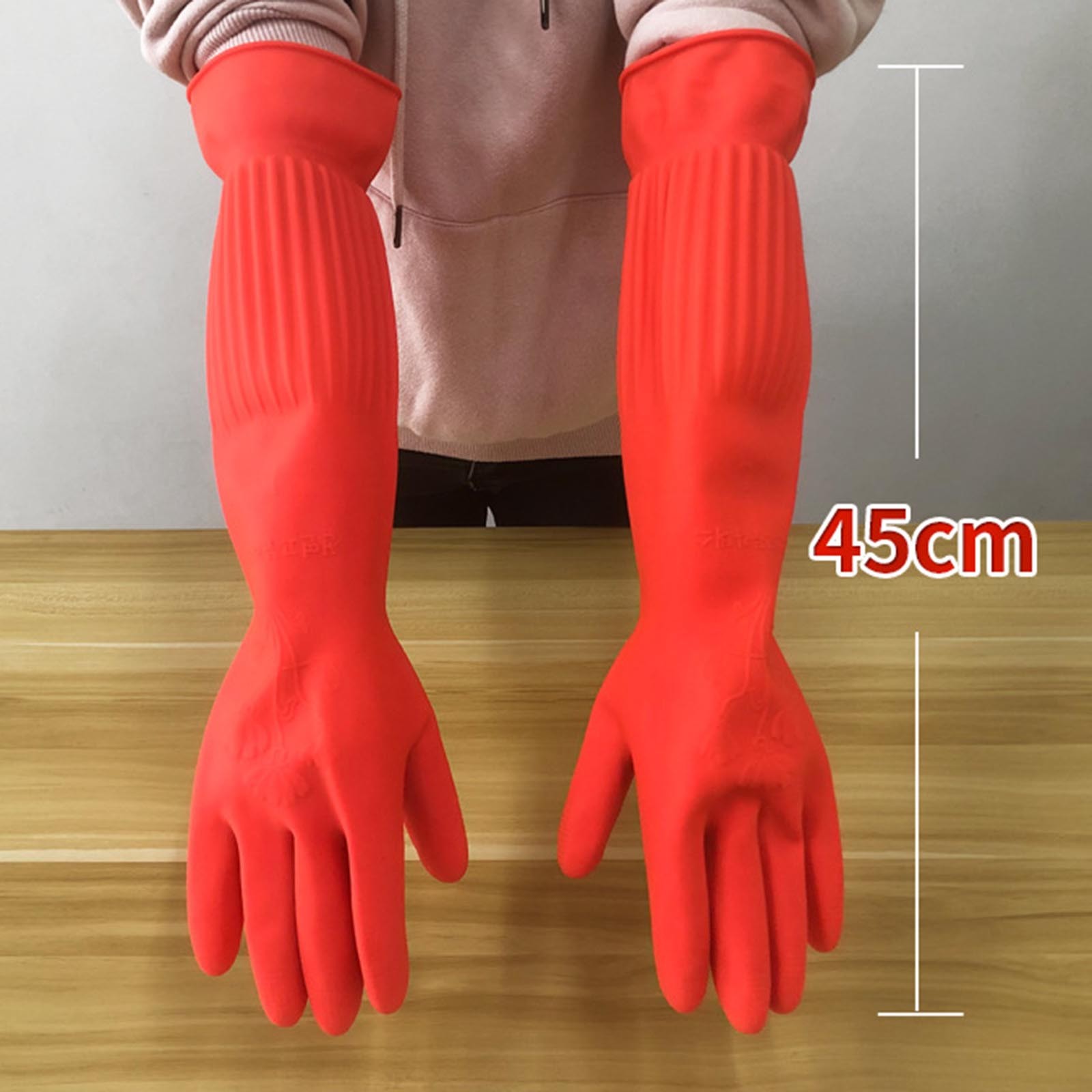 1 par flexível confortável luv - Dish Glove Rubber avaliação e preço