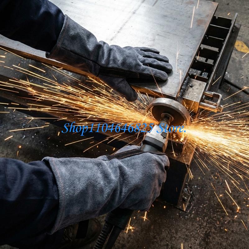 Luvas soldagem couro resistent - Heat Resistant Glove avaliação e preço