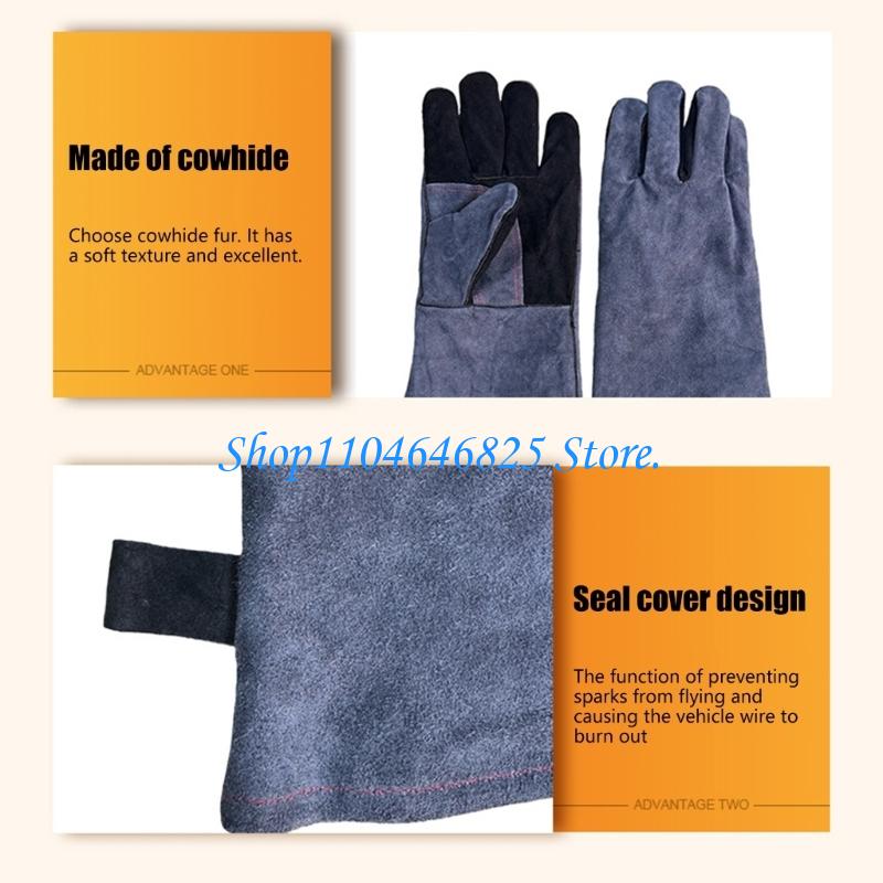 Luvas soldagem couro resistent - Heat Resistant Glove avaliação e preço