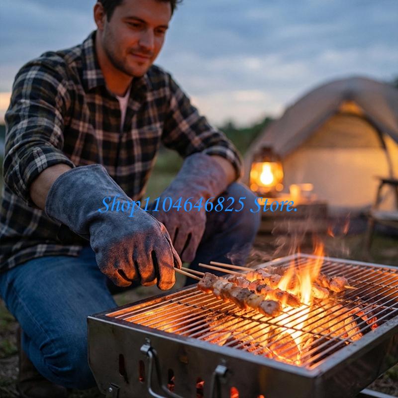 Luvas soldagem couro resistent - Heat Resistant Glove avaliação e preço