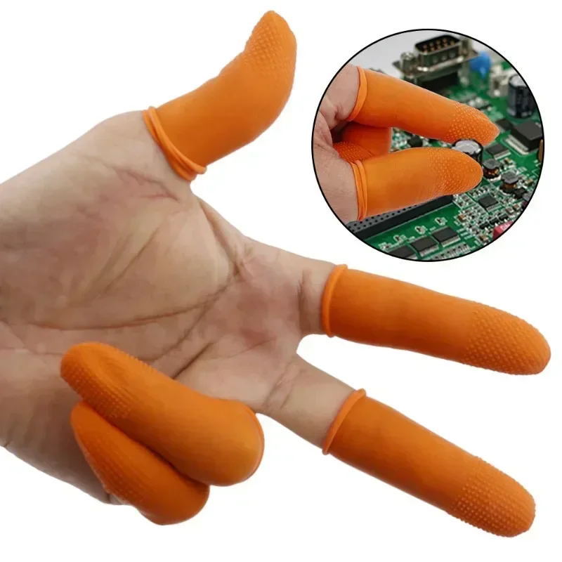 100/10PCS Protetores de Dedo D - Latex Disposable Glove avaliação e preço