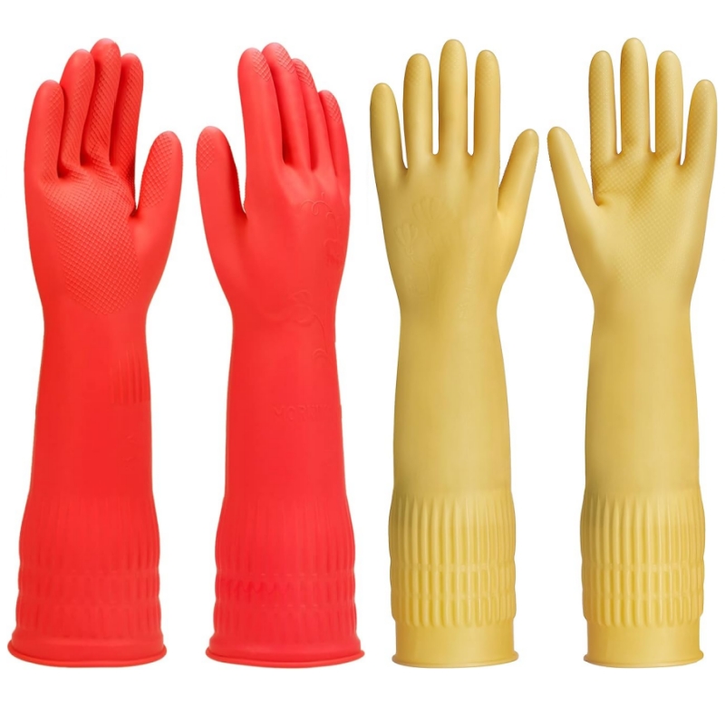 Luvas de limpeza de borracha e - Dish Glove Rubber avaliação e preço