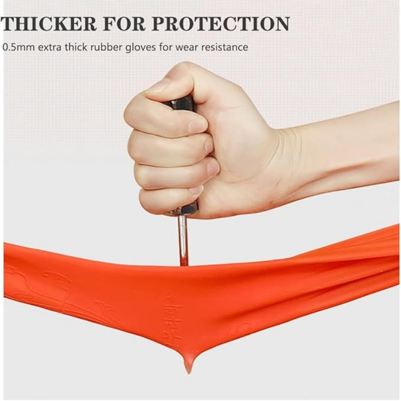 Luvas de limpeza de borracha e - Dish Glove Rubber avaliação e preço