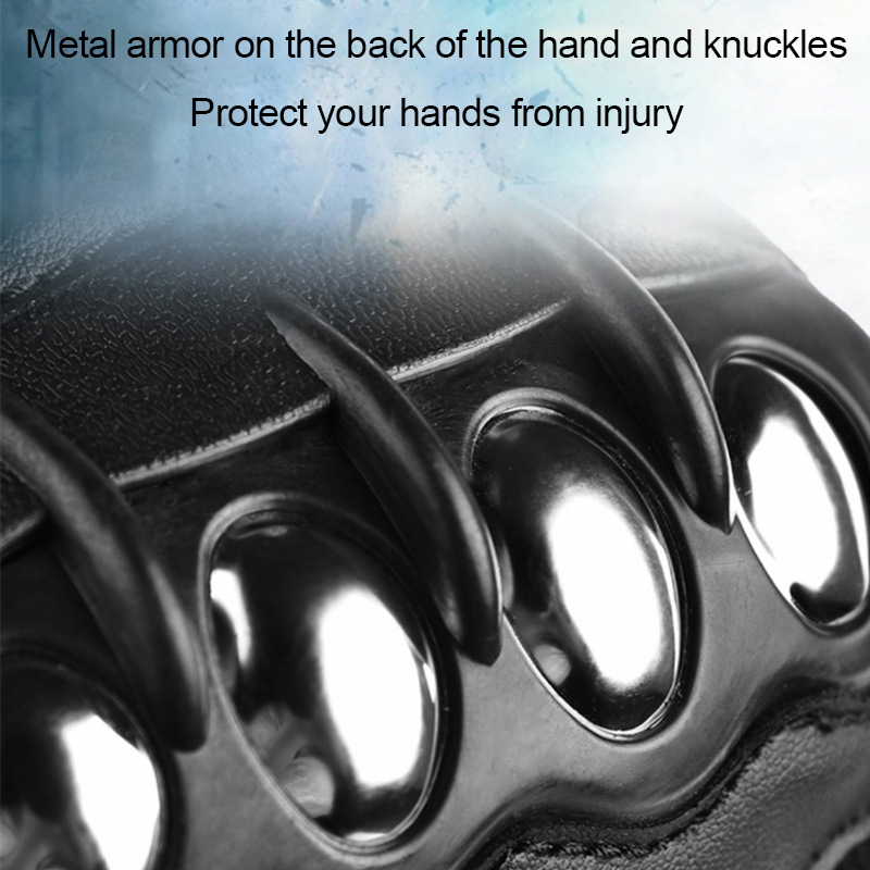Luvas de Motocicleta Masculina - Motorcycle Glove Knuckle avaliação e preço
