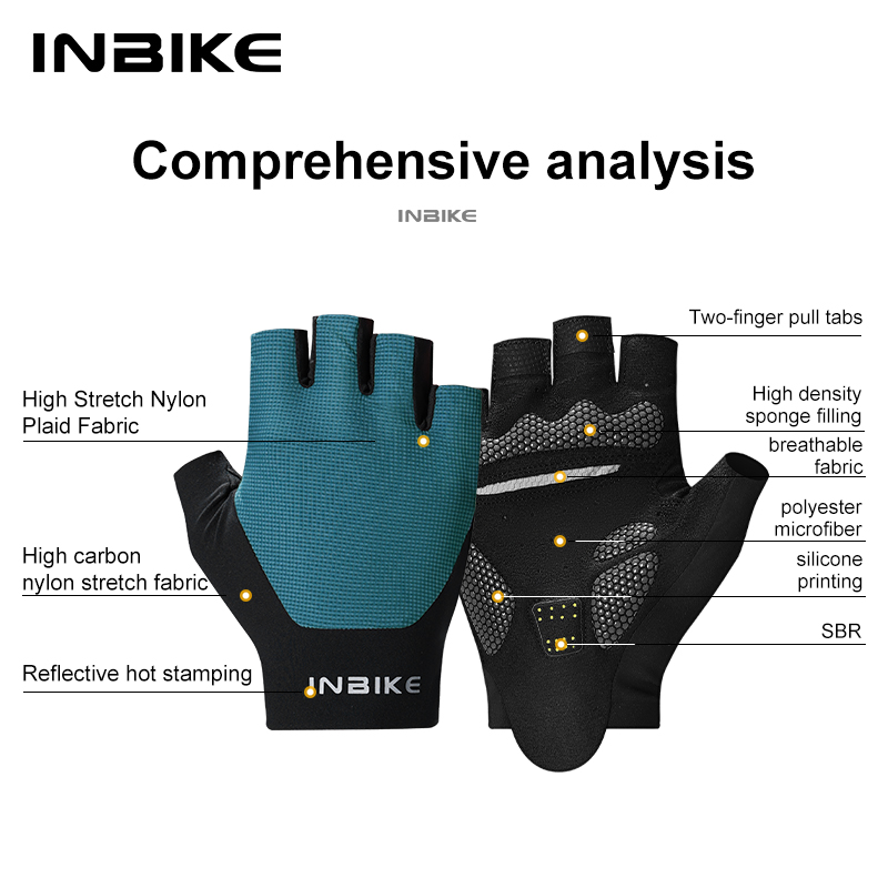 Inbike luvas de ciclismo verão - Cycling Glove Padded avaliação e preço