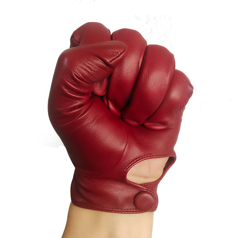 Luvas de couro genuíno dos hom - Leather Driving Glove avaliação e preço