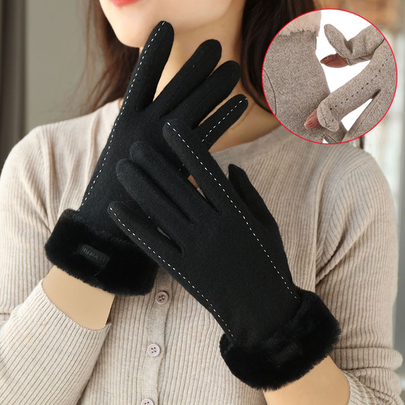 Luvas de toque forrado velo fe - Wool Glove Lined avaliação e preço