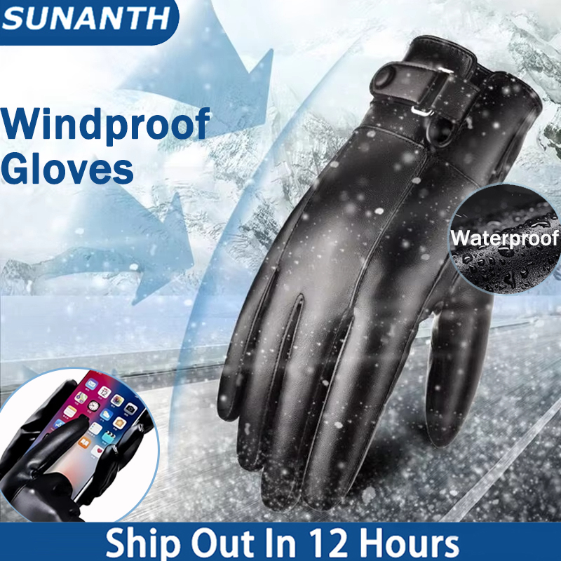À prova de vento touchscreen l - Leather Driving Glove avaliação e preço