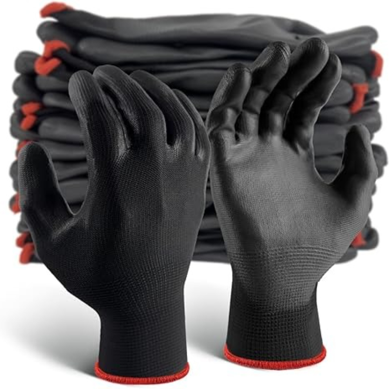 Luvas pretas com revestimento  - Nitrile Mechanic Glove avaliação e preço