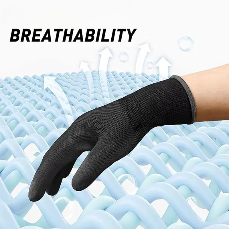 Luvas pretas com revestimento  - Nitrile Mechanic Glove avaliação e preço