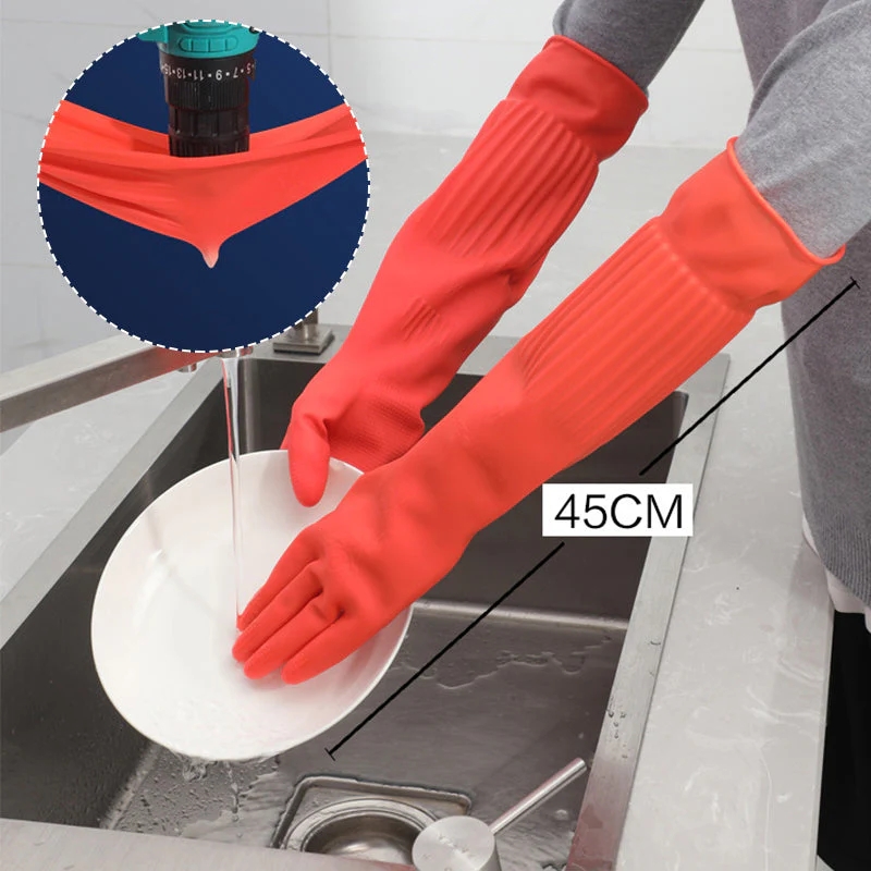 Luvas de borracha para limpeza - Dish Glove Rubber avaliação e preço