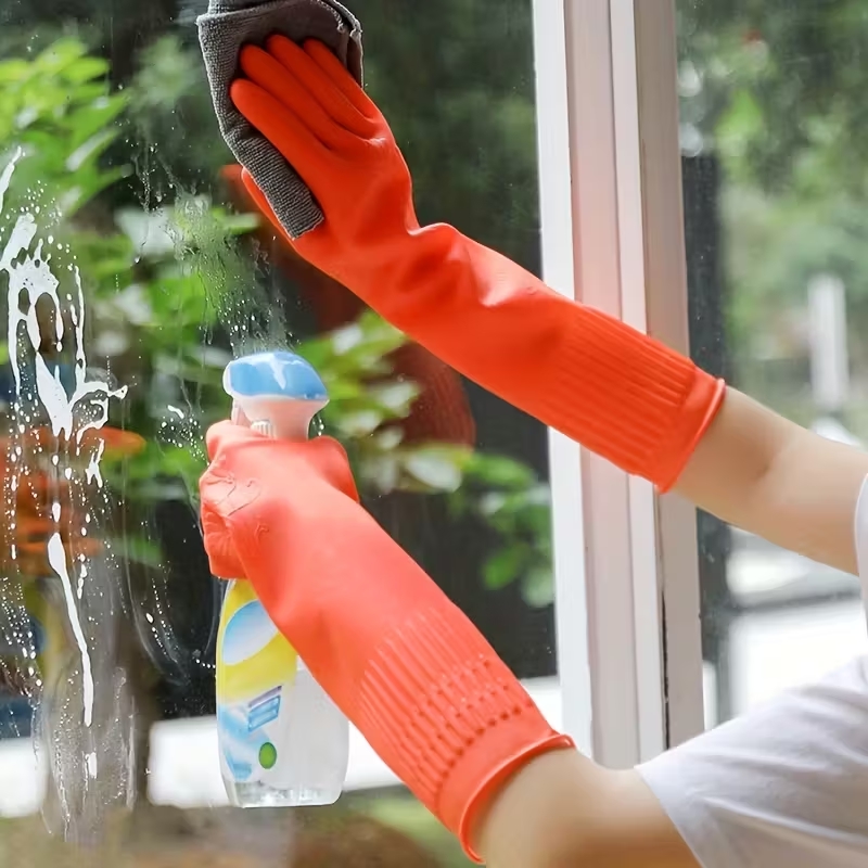Luvas de borracha para limpeza - Dish Glove Rubber avaliação e preço