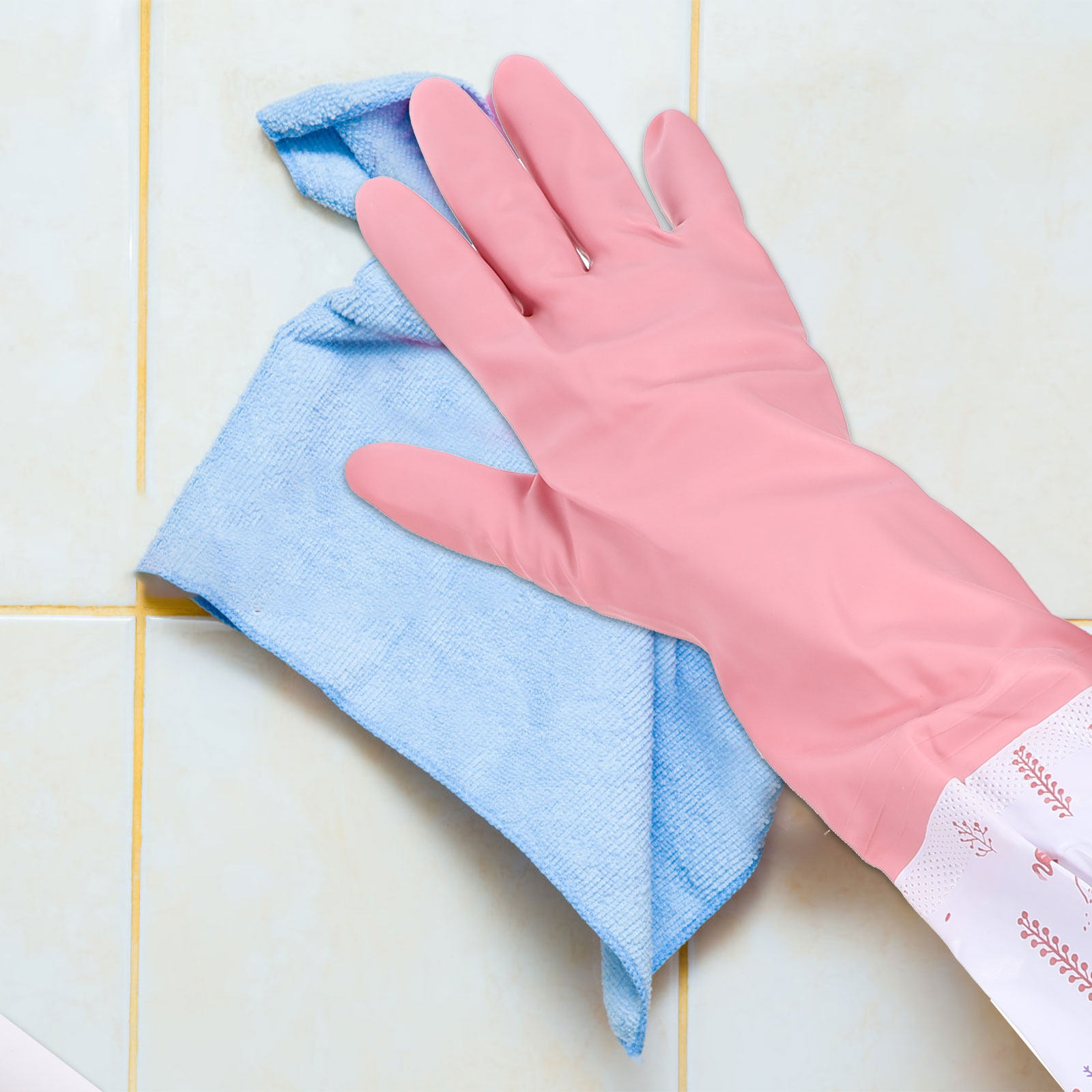 2 pares de luvas para limpeza  - Dish Glove Rubber avaliação e preço