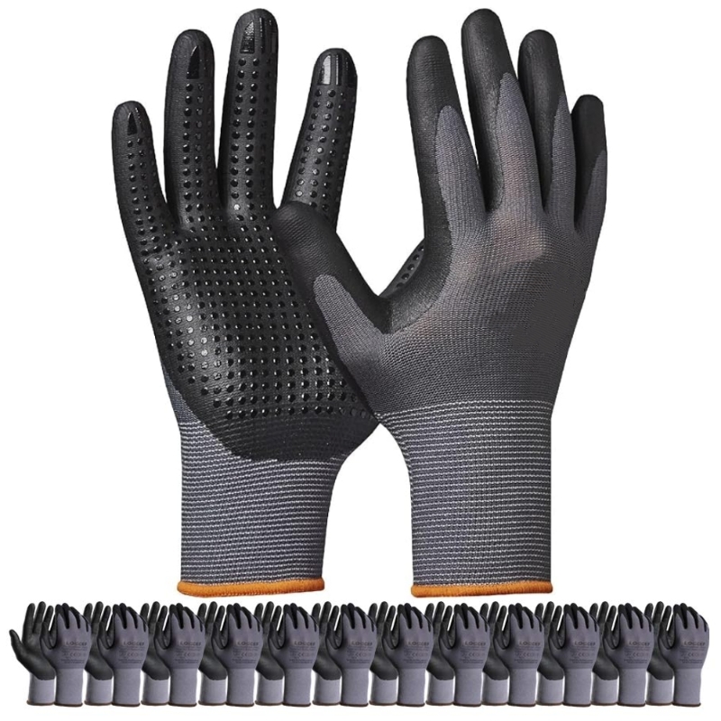 Luvas de trabalho de segurança - Nitrile Mechanic Glove avaliação e preço