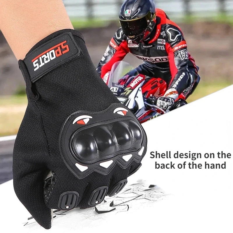 Luvas de motocicleta masculina - Motorcycle Glove Knuckle avaliação e preço