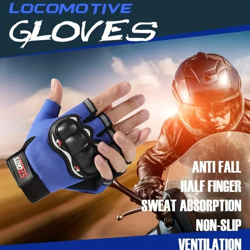 Luvas de motocicleta masculina - Motorcycle Glove Knuckle avaliação e preço